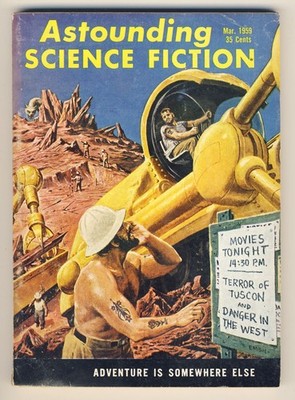 March 1959 Astounding Science Fiction Magazine Algis Budrys Robert Silverberg