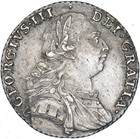 1787 Shilling - George III British Silver Coin - Nice