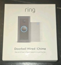 Ring Video Doorbell Wired 1080p HD motion detection + Chime audio notifications