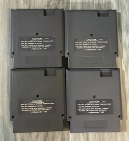 Nintendo Nes Game Lot Of 4 Tetris Mario Duck Hunt Off-road Bionic Commando