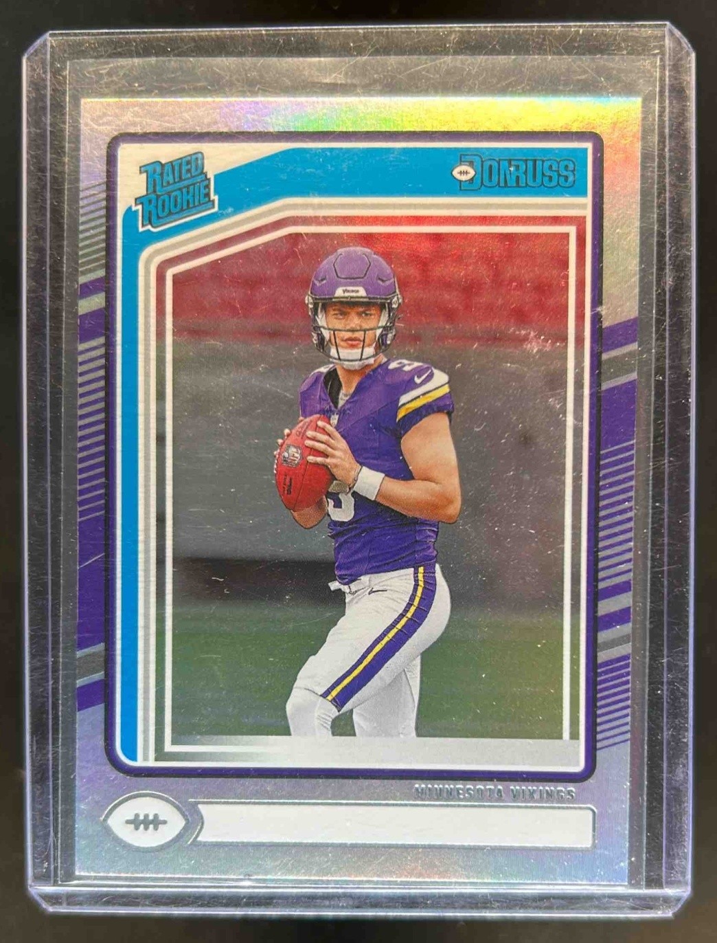 2024 Donruss J.J. McCarthy No Name Rated Rookie #303 Vikings