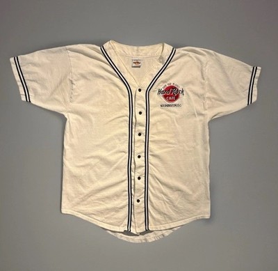 Hard Rock Cafe Washington DC Vintage Baseball Shirt XL/Large Jersey Trikot USA