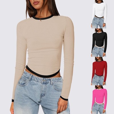 Verfügbare Größen XS-XL für Urlaub Partys Cropped Damen Top bequeme Passform