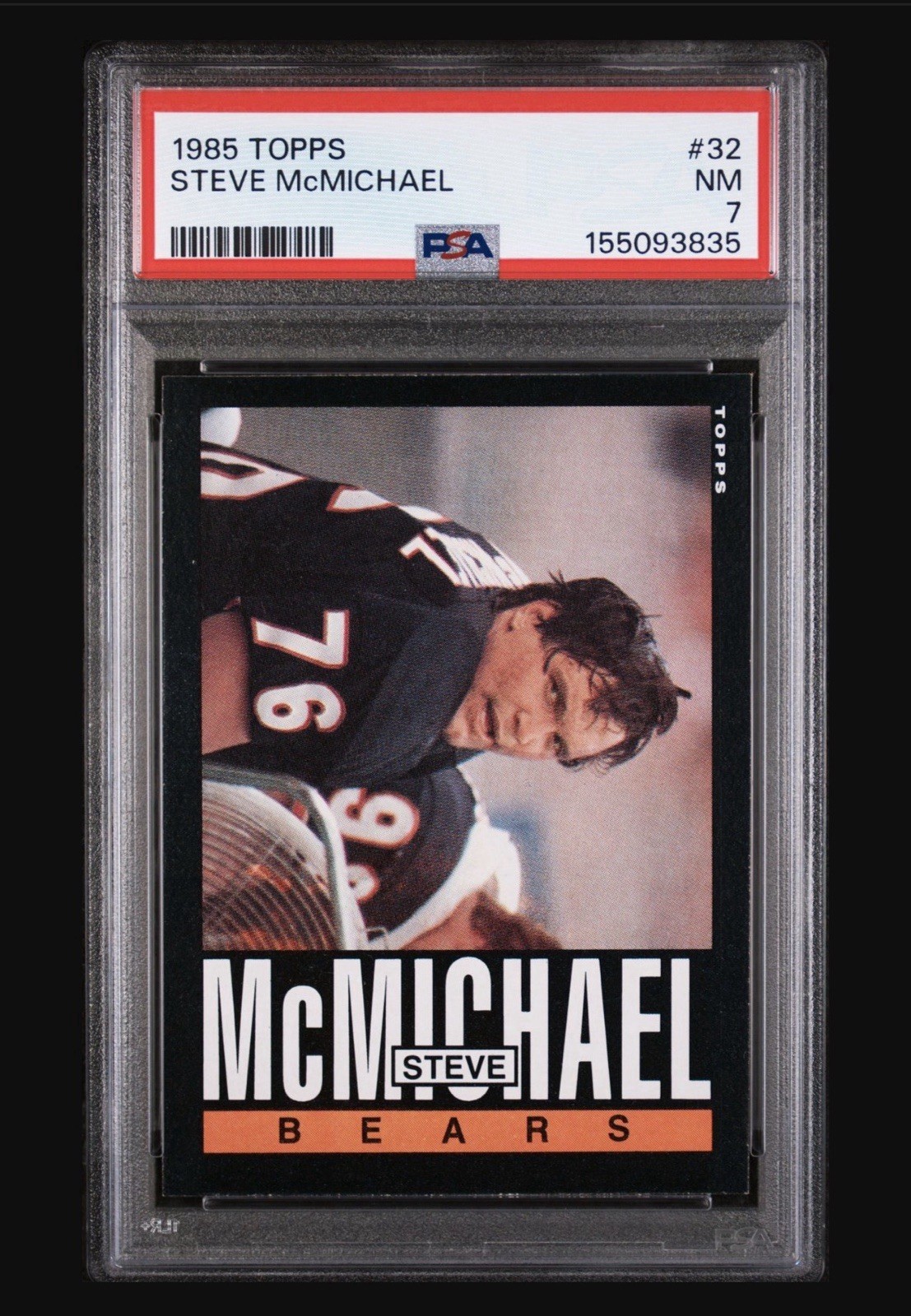 1985 Topps - Steve McMichael #32 (RC)