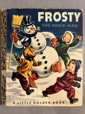 Vintage A Little Golden Book Frosty The Snowman 142 1951 “A” #3122