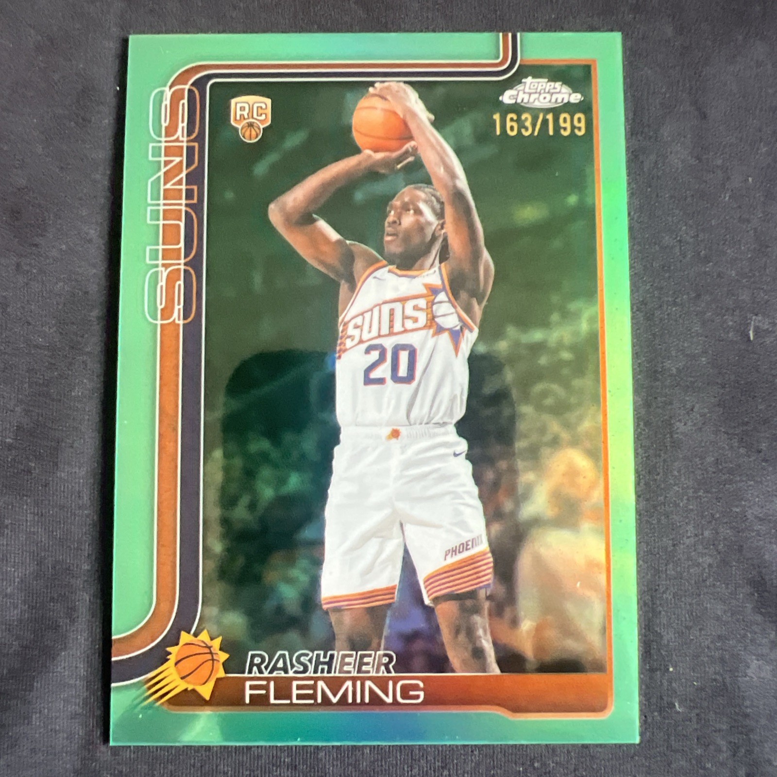 Topps Chrome Update Rasheer Fleming Rookie /199 Phoenix Suns