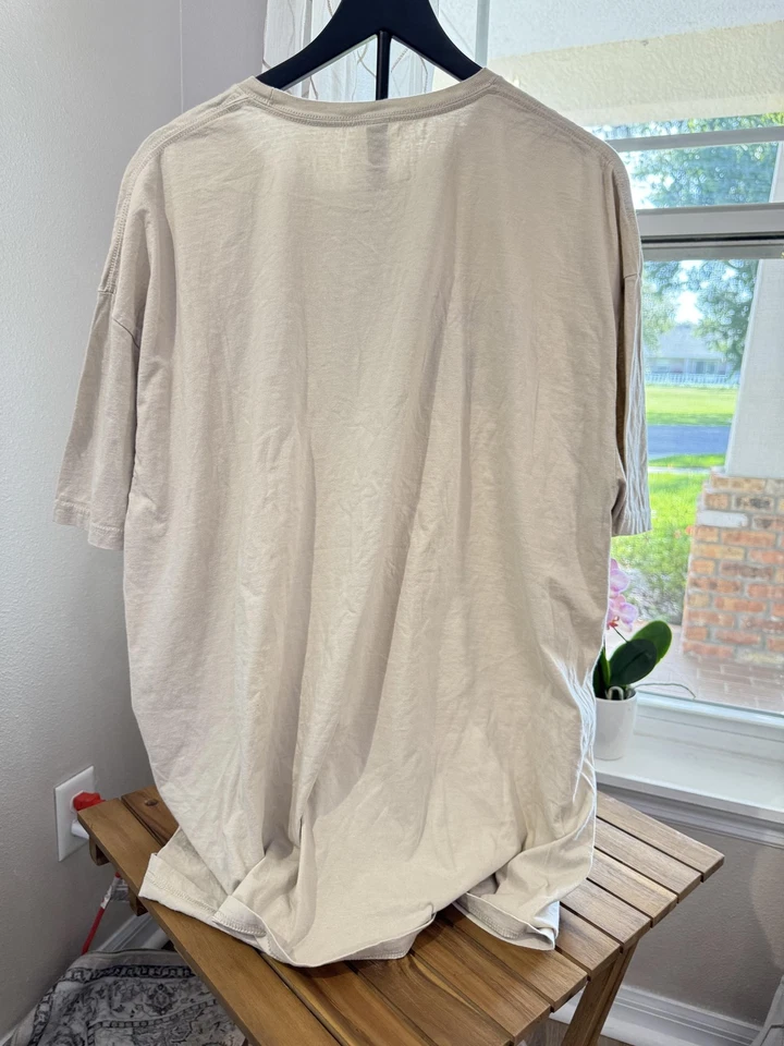 Camisa Florida Gators Para Hombres 3XL Beige Azul NCAA Fútbol Cabeza de Gator Camiseta Estilo Suave Foto 2 de 4