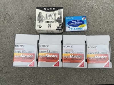 Lot of Sony Mini DVC Premium, Color, Mini DV , Master - Brand New Sealed!