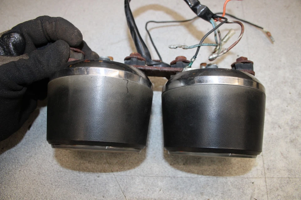 Honda CL350 1969 Scrambler medidores velocímetro V12-2473. ABP Foto 4 de 4