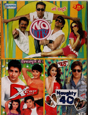 NO ENTREY - XCUSE ME - NAUGHY @ 40 - SHEMAROO - BOLLYWOOD 3 IN 1 DVD