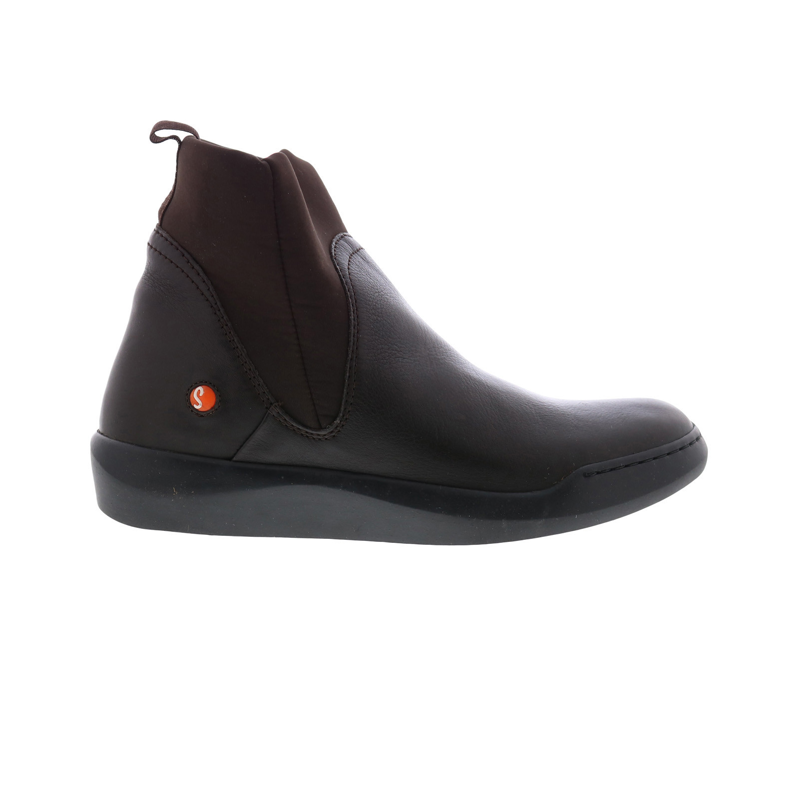 Женские повседневные модельные ботинки Softinos Beth BETH655SOF-004 из коричневой кожи 37