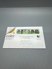 Color Street Nail Polish Strips “Viper-active” Green FREE SHIPPING