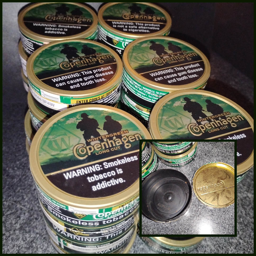 30 gram tobacco 30 Copenhagen Empty Snuff Tobacco Army Tins for Crafts, storage, geo cache  2025