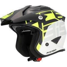 Acerbis Trial-Helm Jet Aria Sport 22-06 Schwarz/Neongelb - Matt