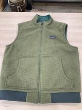 Patagonia Better Sweater Fleece Insulated Vest Men XL Fatigue Green