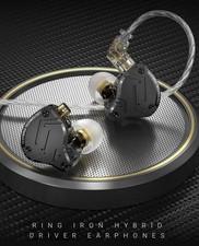 Kz ZS10 pro X iem, 3.5mm cable , New Sealed, Black