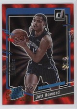2023-24 Panini Donruss Rated Rookie Holo Red Laser 36/99 Jett Howard #212 0v2h