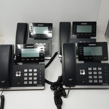 4X Yealink Prime Business Phones SIP-T53W With Stands Receivers NO AC ADAPTERS