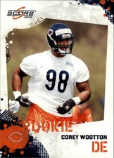 2010 Score Glossy #324 Corey Wootton RC Rookie CArd. rookie card picture