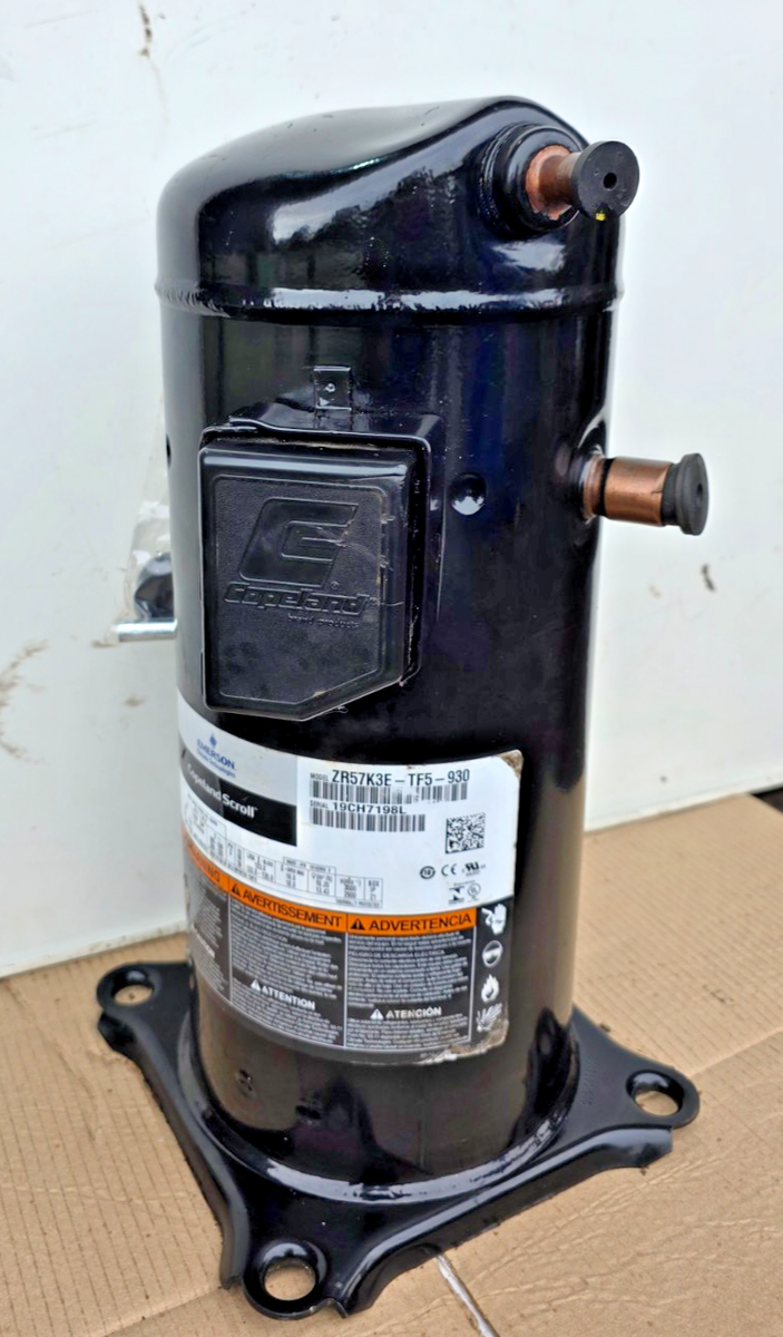 EMERSON COPELAND SCROLL COMPRESSOR ZR57K3E-TF5-930 - 220V 3PH | eBay