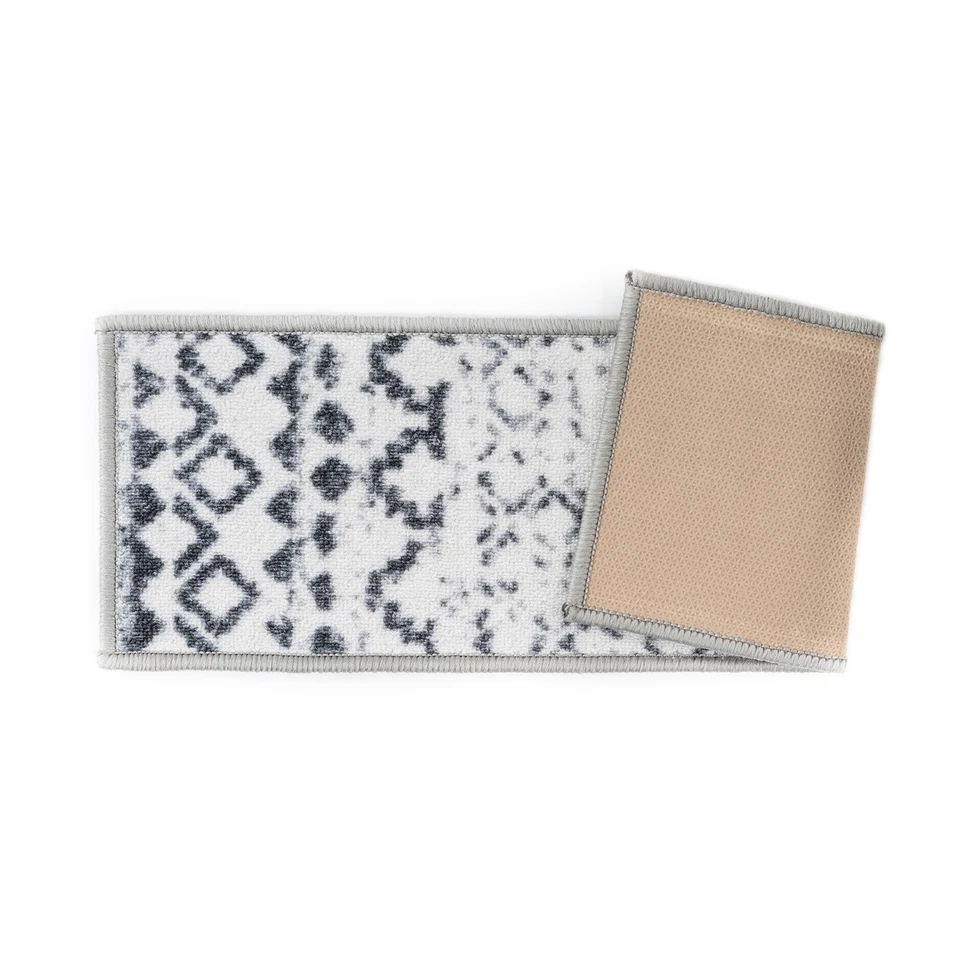 Alfombra de peldaño de escalera bohemia envejecida antideslizante juego de 13 (8,6"x26") Foto 3 de 4