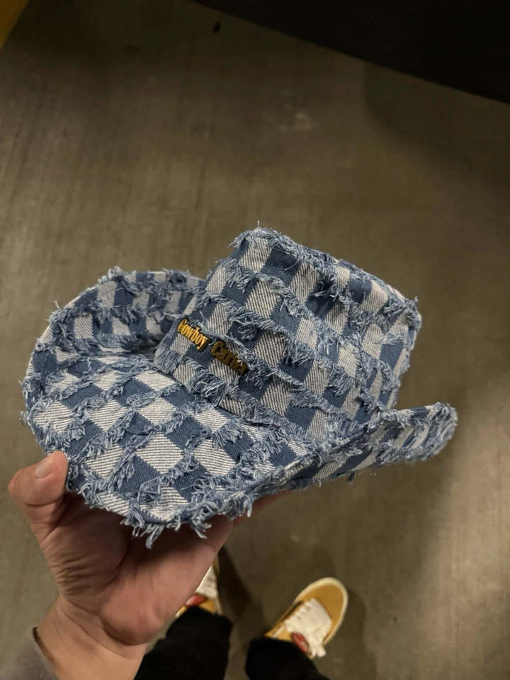 Official 2025 Beyonce Cowboy Carter Tour Denim Cowboy Hat Concert Chitlin Rodeo - Image 2 of 4