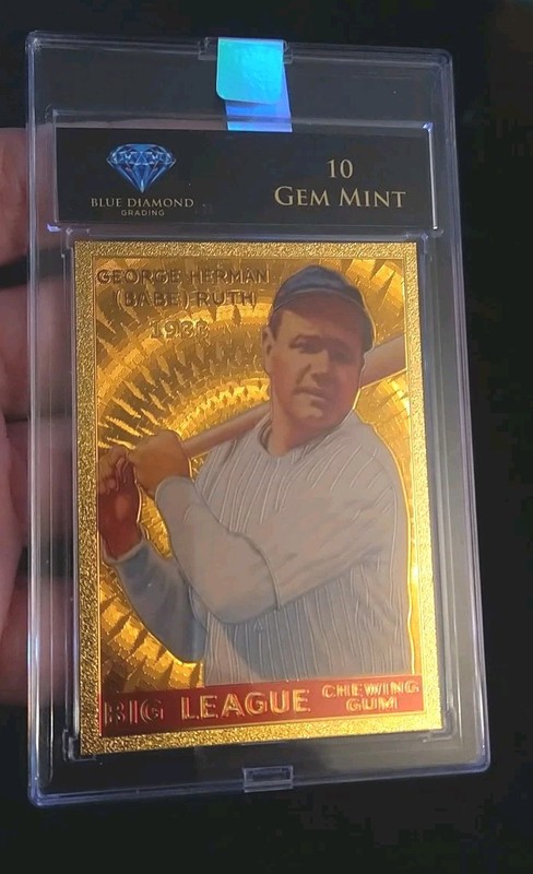 1933 Goudey Babe Ruth #53 Blue Diamond Gem Mint 10 Rare!!!