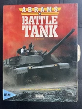 Vintage 1989 Abrams Battle Tank by Dynamix Electronic Arts IBM PC Game
