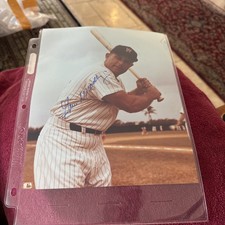 New York Yankees Washington Senators Outfielder Gene Woodling Autographed Photo