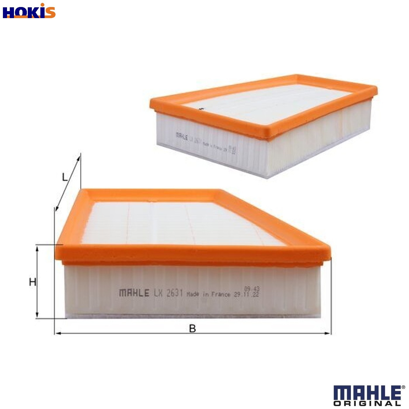 Air Filter fits MERCEDES CITAN W415 1.2 13 to 21 M200.711 Mahle 4150940304 New - Image 22