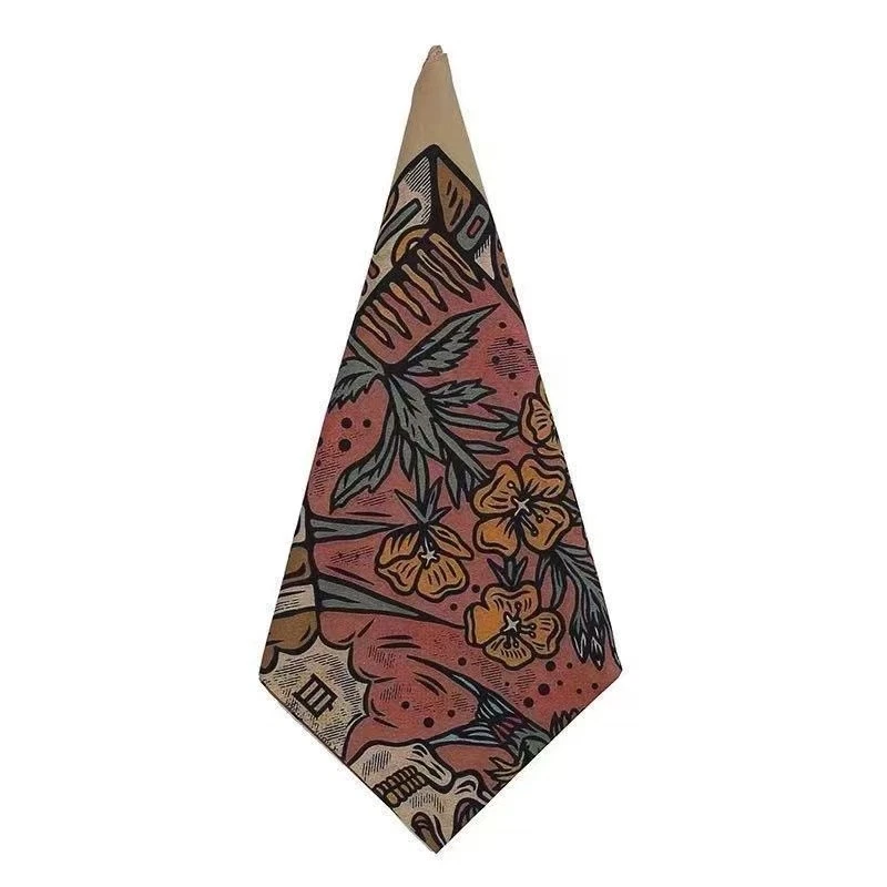 Bandana unissex caveira de leopardo multifuncional hip-hop motocicleta presente exclusivo nervoso - Imagem 4 de 4