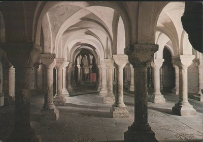 United Kingdom Worcester Cathedral Crypt,Built 1085 Pitkin Pictorial Postcards