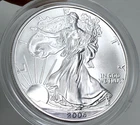 2006 ASE American Silver Eagle Bullion .999 troy oz - 97104