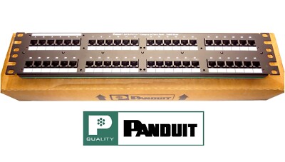 Panduit 48-Port RJ-45, 2HE UTP Path Panel - Cat 5e Rackmount - Microdirect