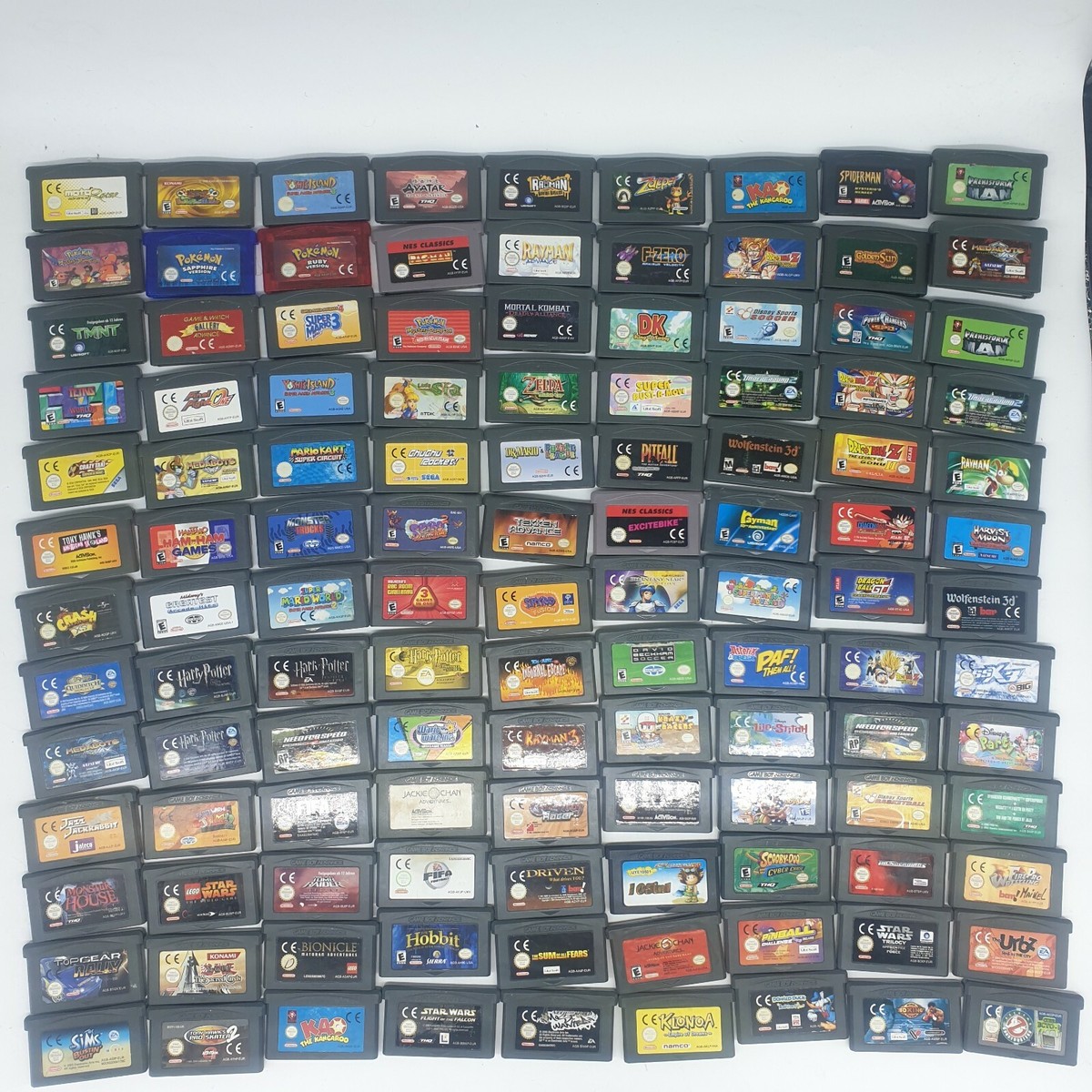 RARE NEW NEUF GAME BOY GAMEBOY ADVANCE GBA LOT GAMES JEUX USA EUR