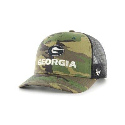 Georgia Bulldogs 47 Brand Adjustable Trucker Hat Camo