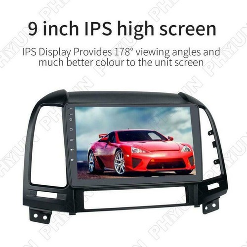 HD GPS 2+32GB 9'' Android 9.1 Car Stereo Radio OBD For HYUNDAI SANTA 2005-2012 - Picture 4 of 11