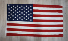 50 Star US American Printed Flag 33" X 59"  Eagle Ornament Bar Mount
