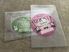 VINTAGE UNUSED String Cheese Incident - Summit 2001 - Satin Cloth Backstage Pass