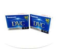 Panasonic DVC Mini DV SP 60 min / LP 90 min Digital Lot of 2 Brand New Sealed