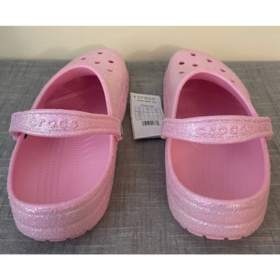 Newt CROCS Classic Men\'s Size 13 Flamingo Glitter Pink Clogs Newt CROCS Classic Men main image 3