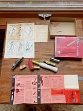 Vintage CH Reloading Bullet Swaging Die Set Model #409 Tool Kit 38 Wadcutter USA