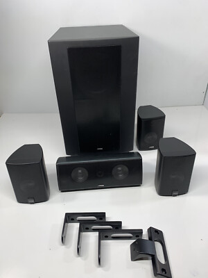 Canton Movie CD 151 Speakers Home Cinema System w/ Subwoofer Sound Bar Brackets