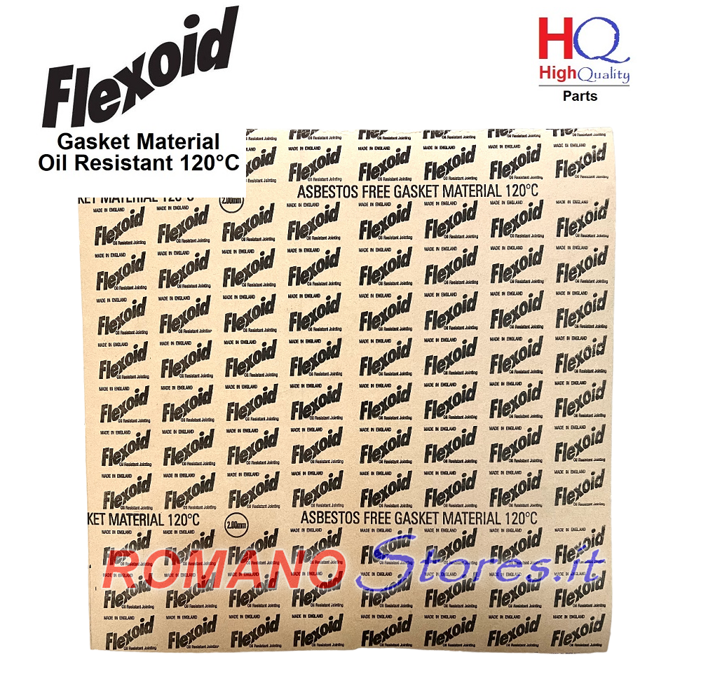 CARTA PER GUARNIZIONI FLEXOID CON SPESSORE 0.4 Mm. 500x500 Mm - Foto 8