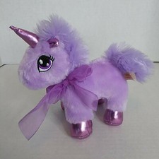 Dan Dee Unicorn Collector's Choice Purple Plush Stuffed Animal 7" Tall Toy