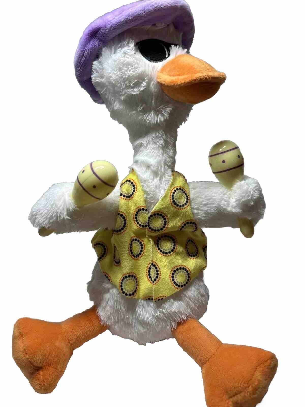 Sound N Light Cottondale Easter Animated Singing Duck Maracas “Hot Hot Hot”