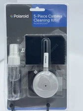 Polaroid 5 Piece Camera Cleaning Kit NEW Cleaning solution, blower, swabs, more