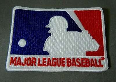 MLB-Major League Baseball Embroidered Iron-On Patch 3.25'' x 2.25'' 