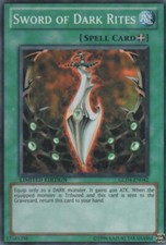 Sword of Dark Rites - GLD4-EN042 - Common - Limited Edition x3 - Lightly Played