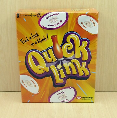 Quick Link Wortfund Party Kinder Familienspiel 2-4-lagig Zusammenspiel Quietschstab 7+